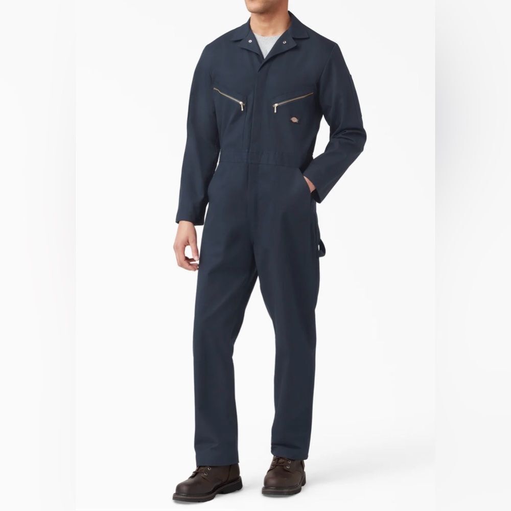 Dickies Long Sleeve Deluxe Coverall Navy XL NWT